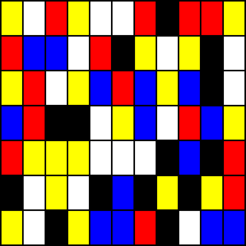 HTML Mondrian static project preview