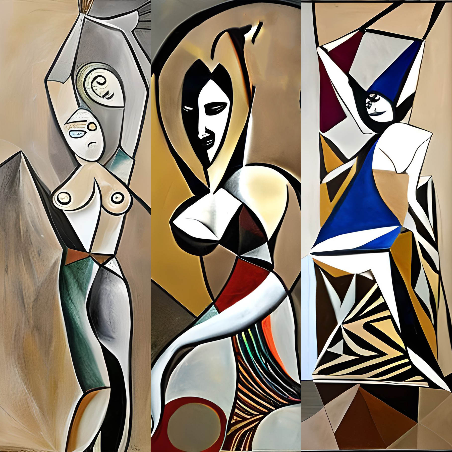 Cubism Dancers #10 static token preview