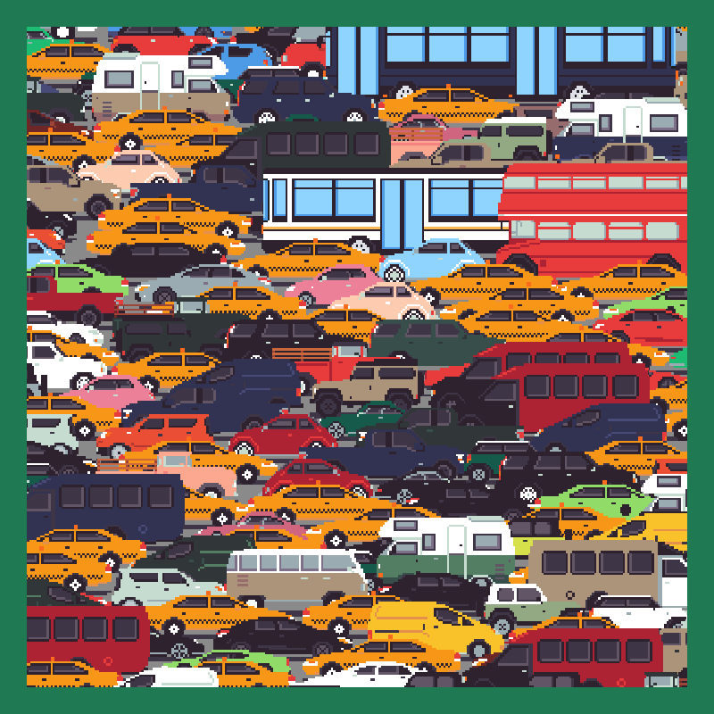 Traffic Jam #30 static token preview