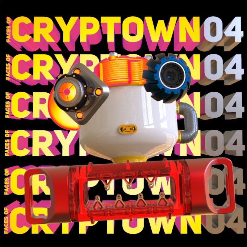 FacesOfCryptown vol.04 #14 static token preview