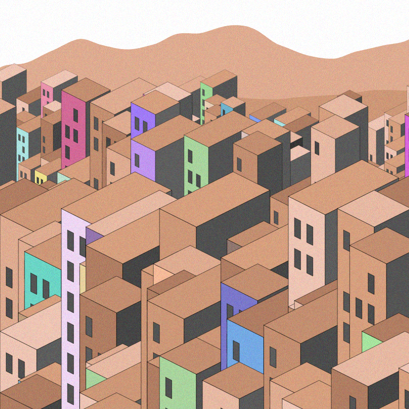 Coloured City #9 static token preview