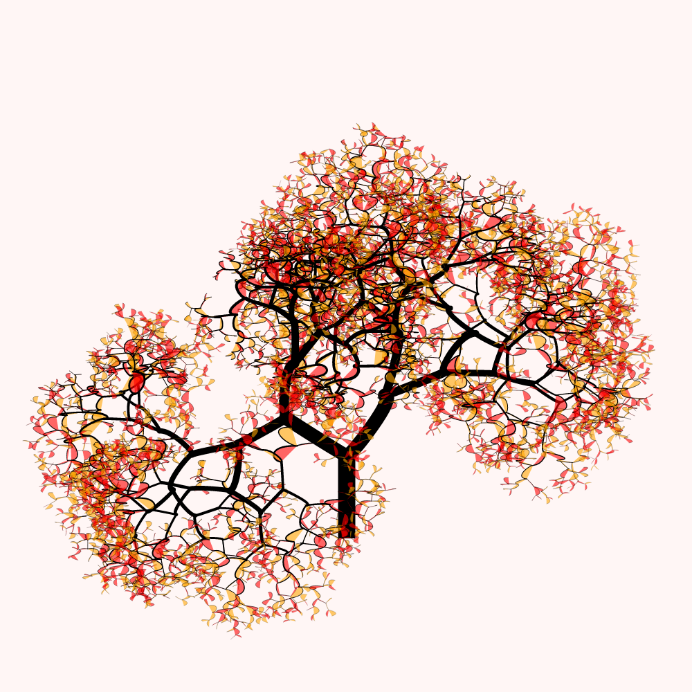 Bézier Bloom #8 static token preview