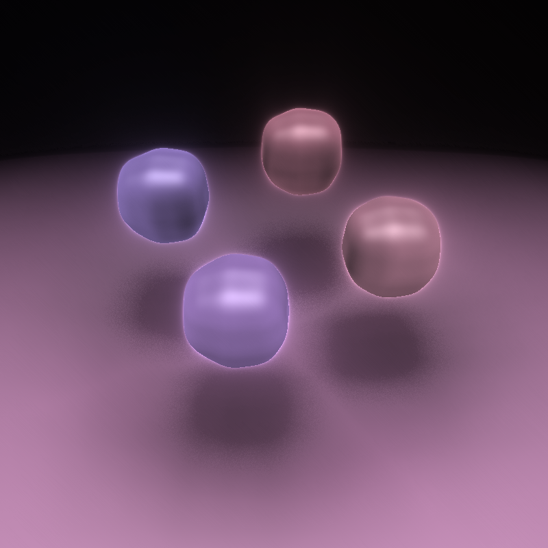 Audioreactive Shiny Spheres #13 static token preview