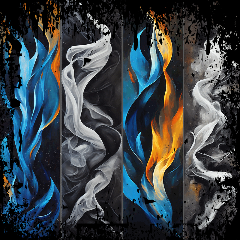 AI Fire and Smoke #2 static token preview