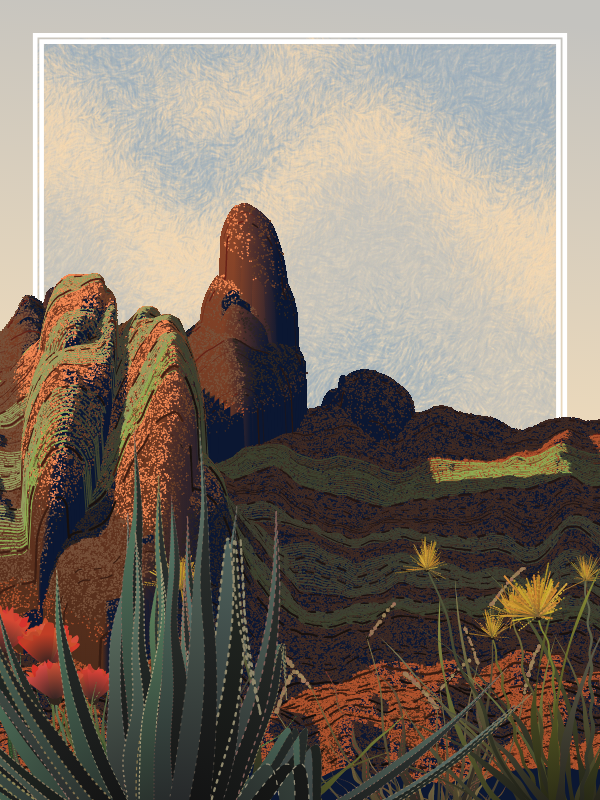 Desert Sun Rising #22 static token preview