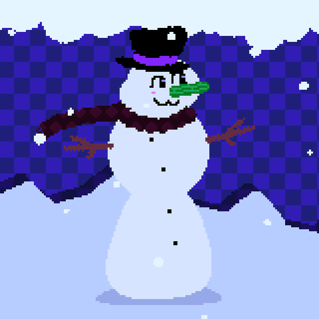 Freaky Snowman #14 static token preview