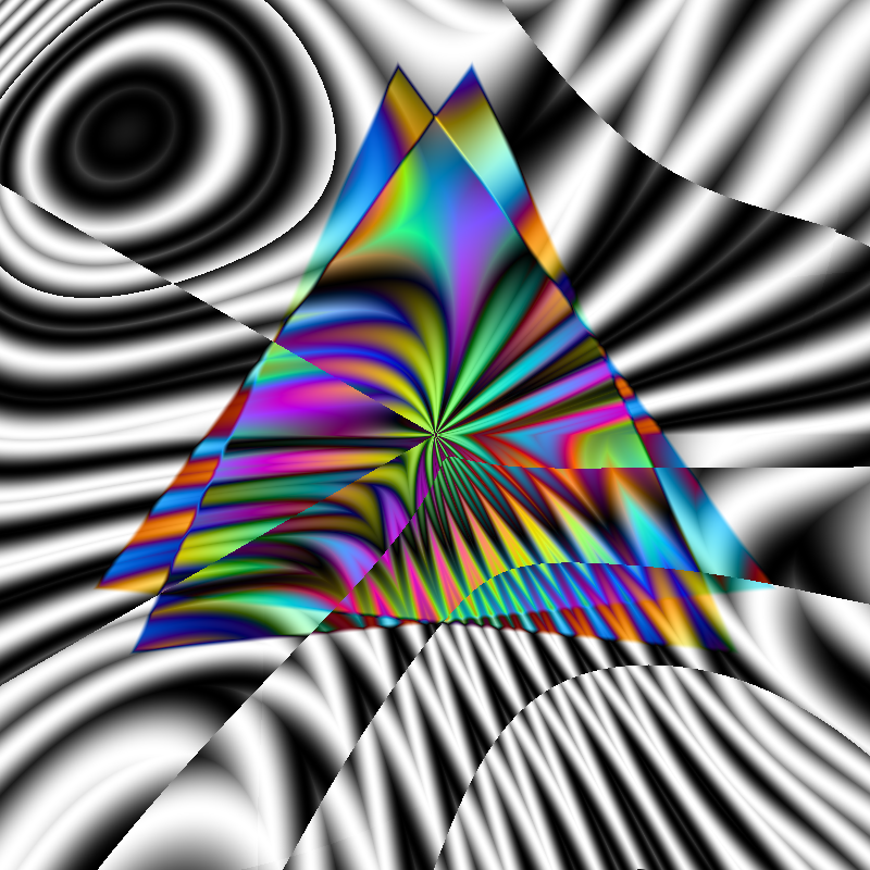 Colorful Triangles #7 static token preview