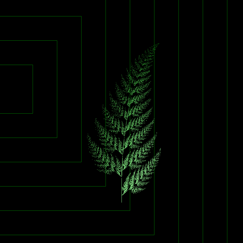 Fractal Leaves #12 static token preview
