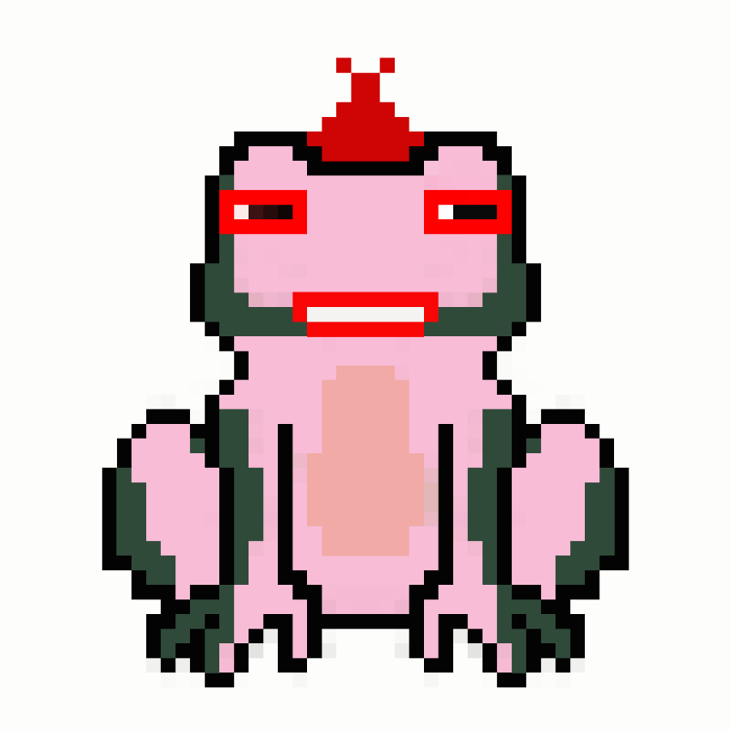 Whimsical Frog Family #1 static token preview