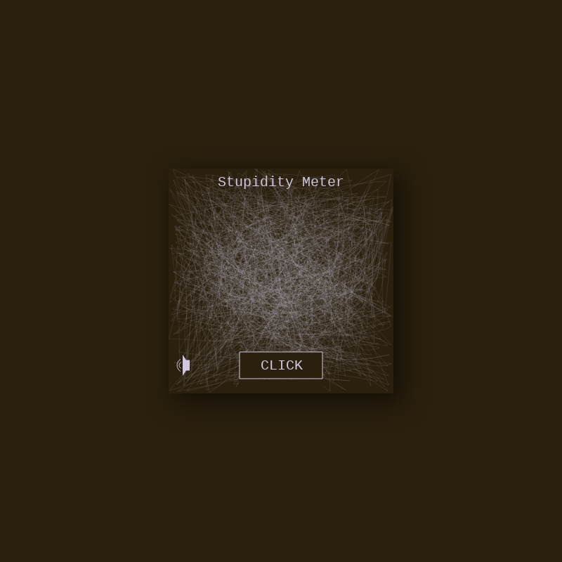 STUPIDITY METER static project preview