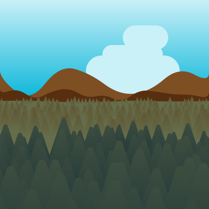 Camping in the Forest #1 static token preview