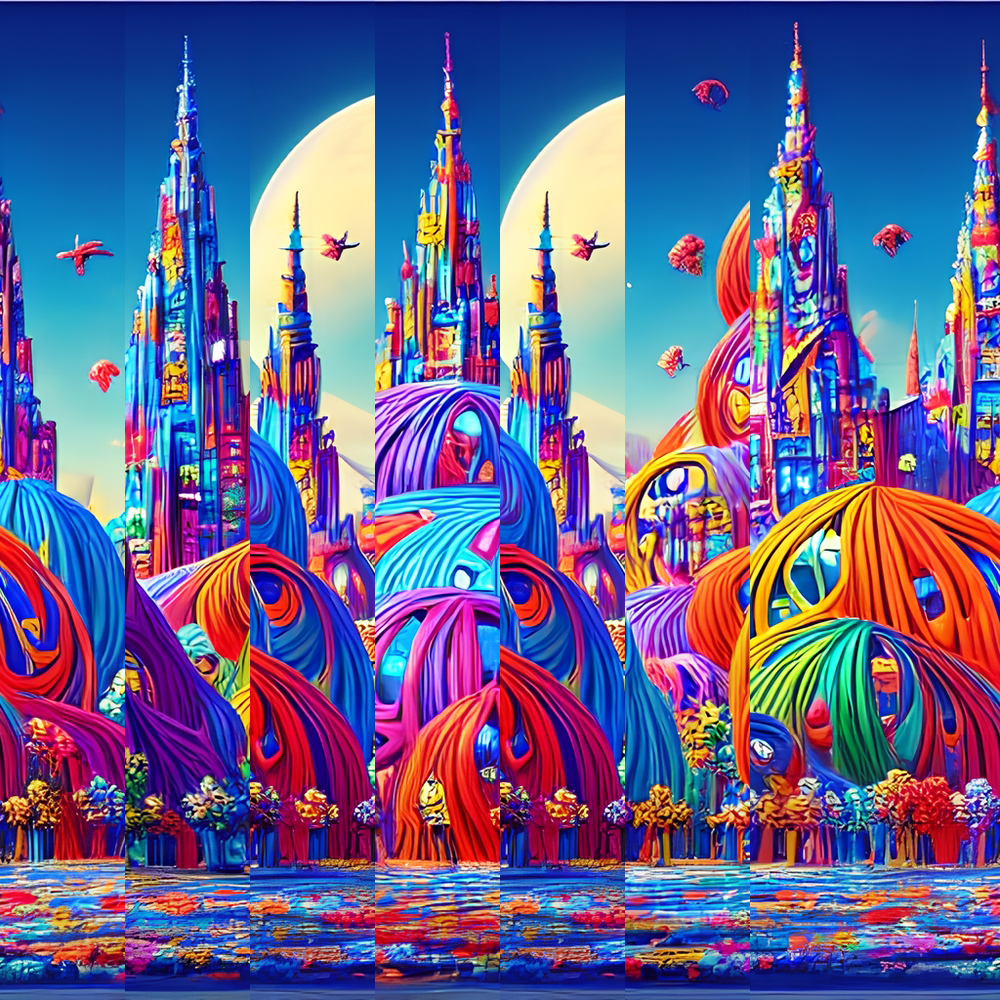 AI Psychedelic Candy #3 static token preview