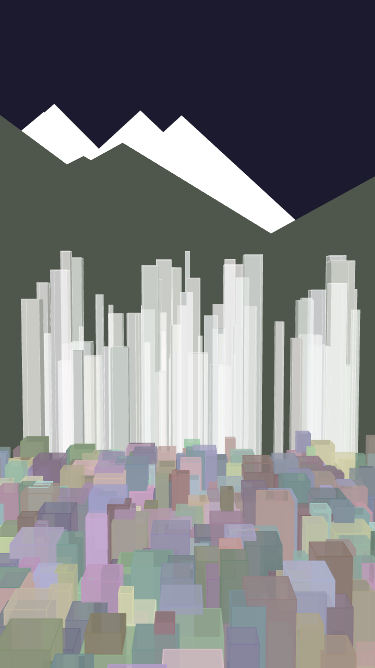 Los Angeles Winter Skyline #3 static token preview
