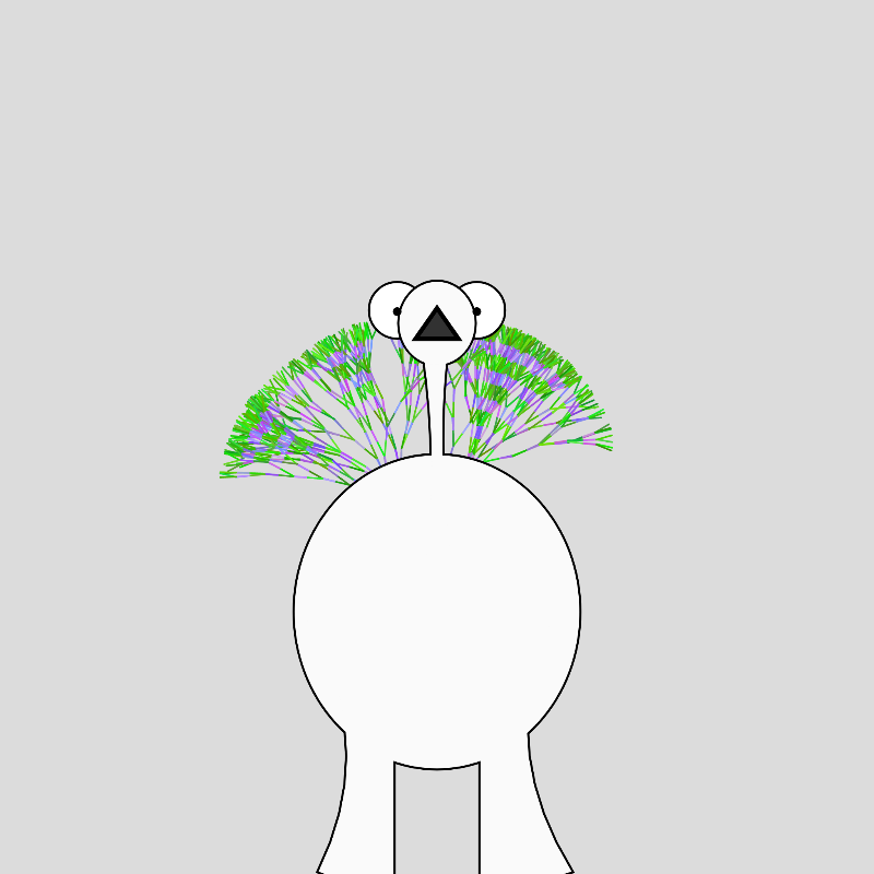 Peacocks #22 static token preview