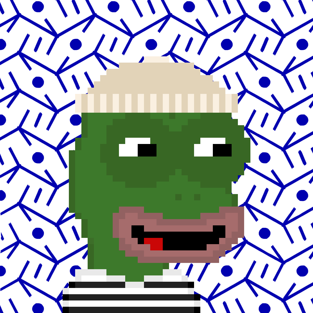 LITTLE PEPE CLUB (fxhash 1.0 batch) #24 static token preview