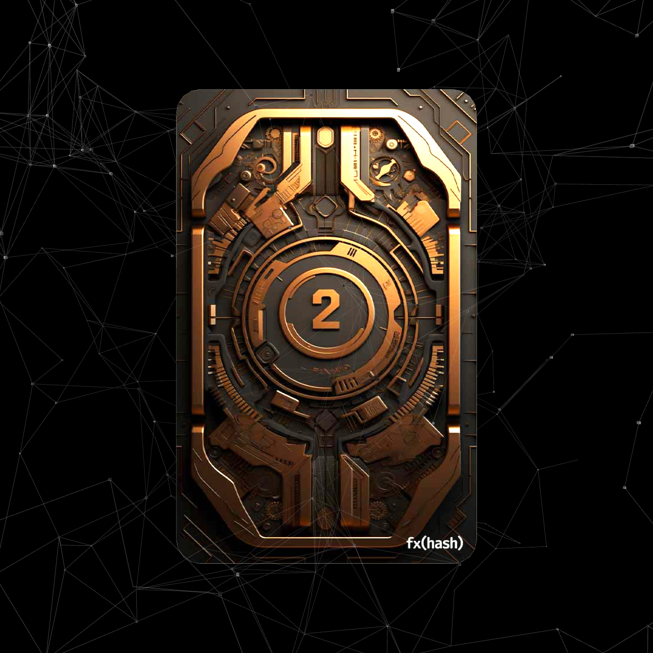 FXHash 2.0 Card #14 static token preview