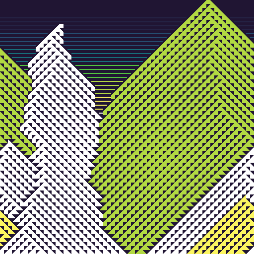 Cellular Mountains #14 static token preview