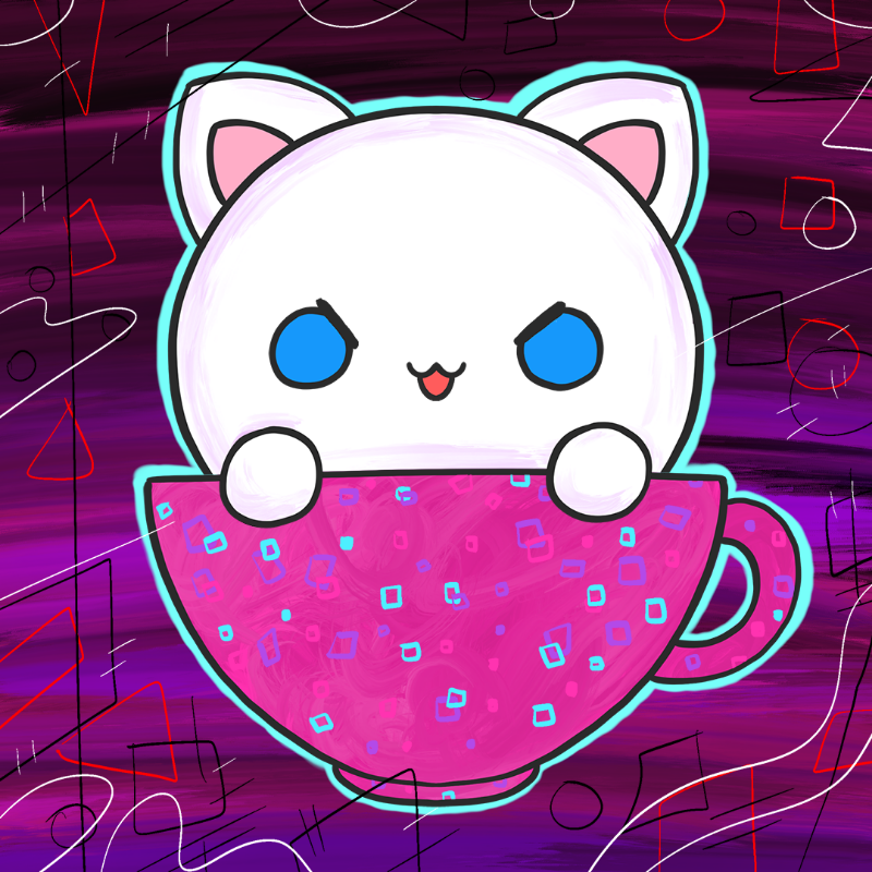 Cupkitties #18 static token preview