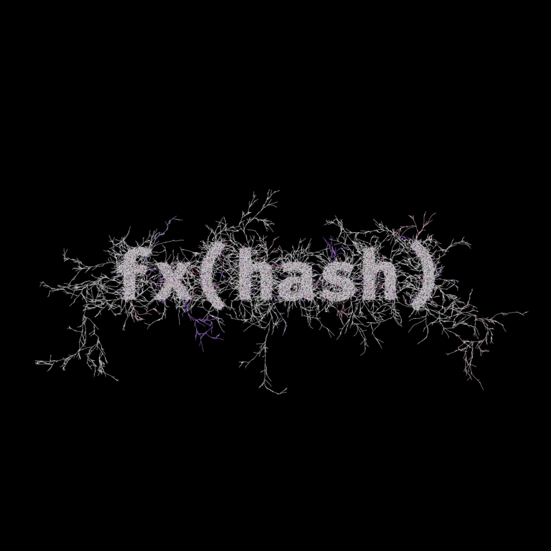 FXHASH Generative Logo #20 static token preview