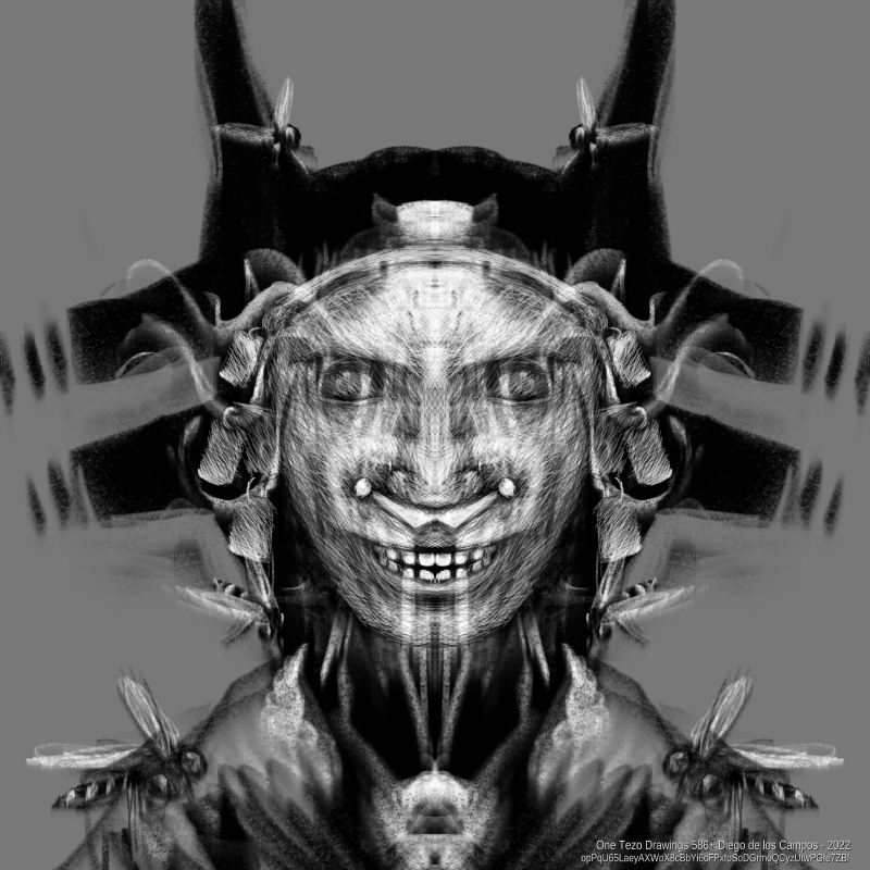 One Tezo Drawings_586+ #5 static token preview