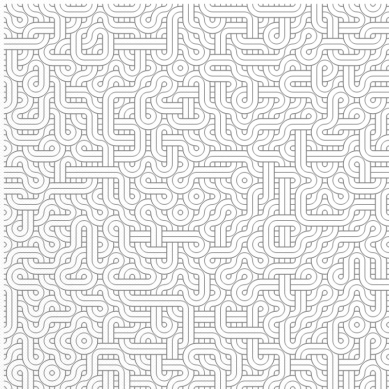 Dirty Interlaced Truchet Tiles #9 static token preview