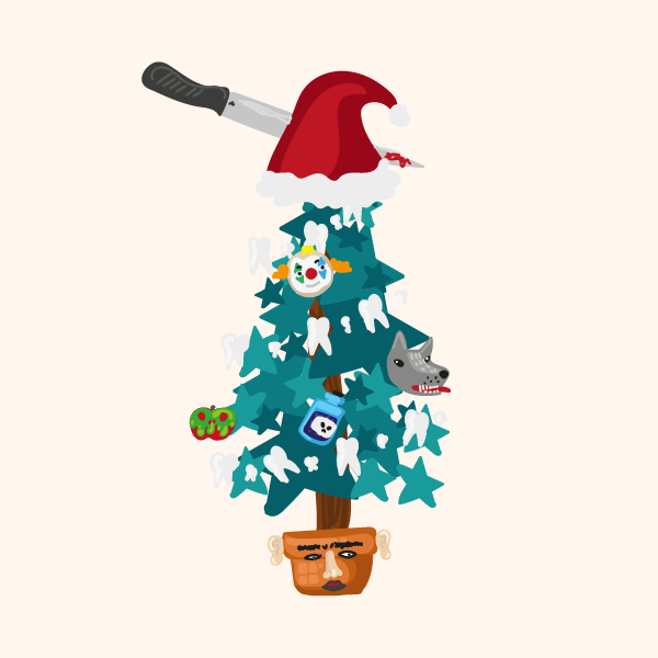 Creepy Christmas Tree For You! #8 static token preview