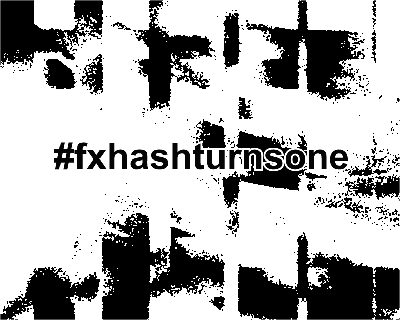 fxhash turns one #11 static token preview