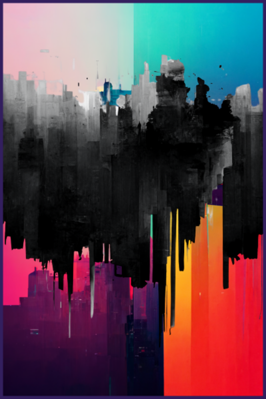 Glitched #20 static token preview