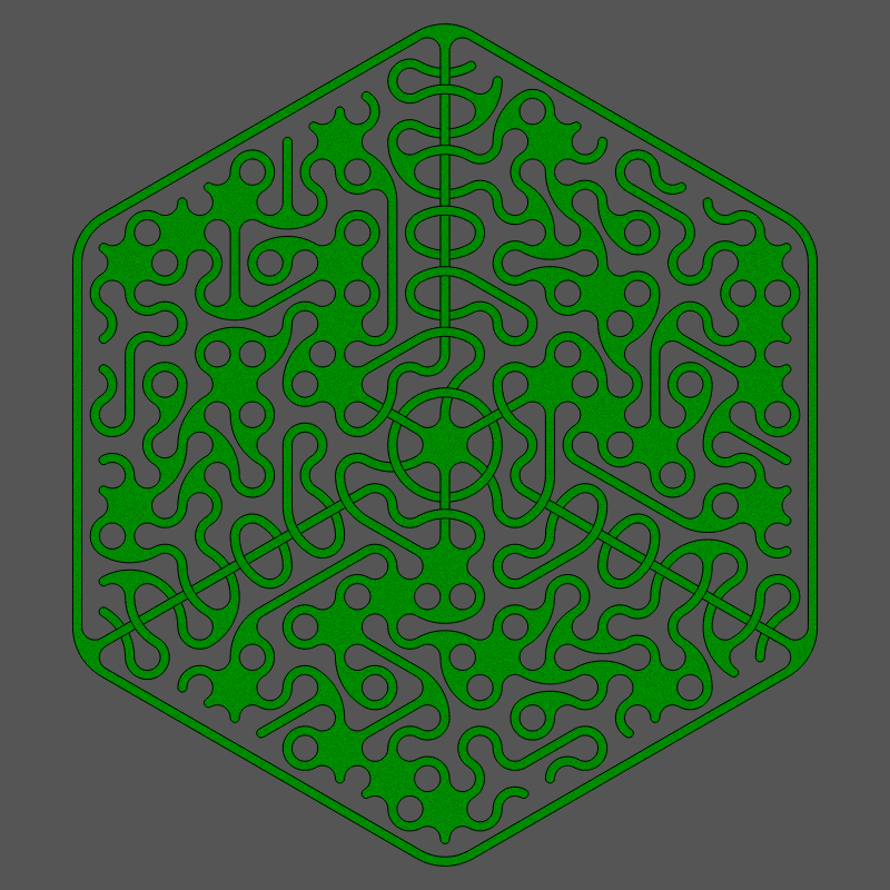 Threefold Symmetry - Dark Variations #20 static token preview