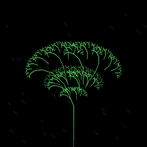 Trees in the rain #6 static token preview