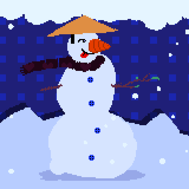 Freaky Snowman #15 static token preview