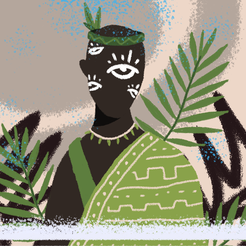 African Idols #14 static token preview