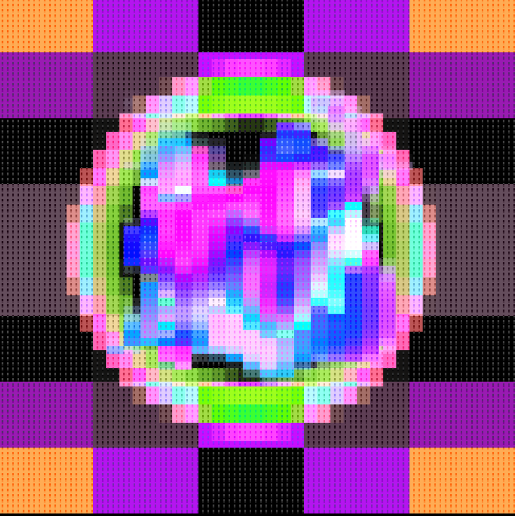 Pixelated Utopian Entity #22 static token preview