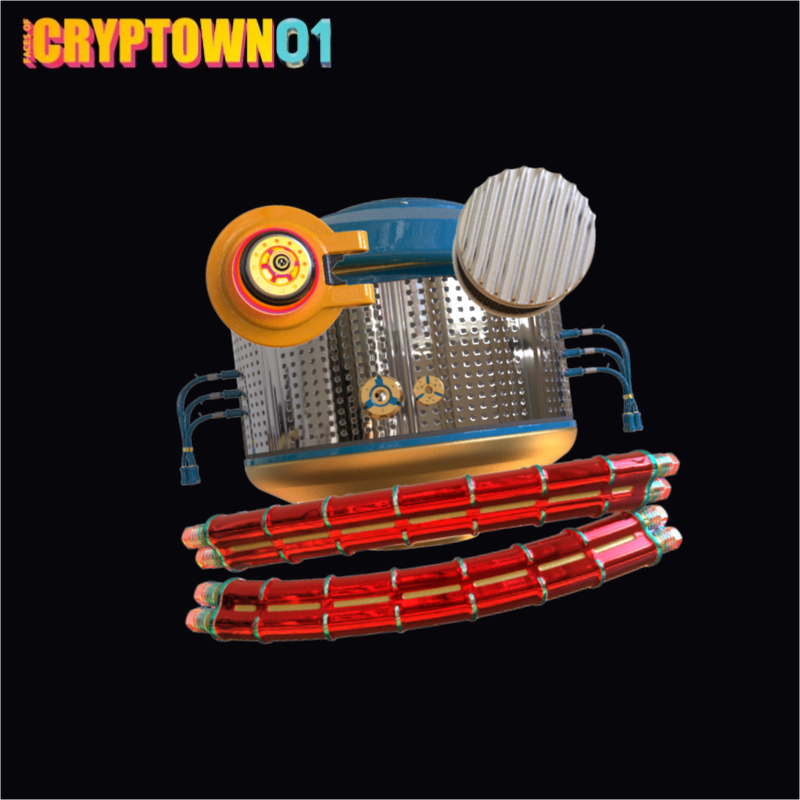 FacesOfCryptown vol.01 #16 static token preview