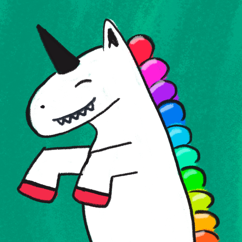 Peculiar unicornos #22 static token preview