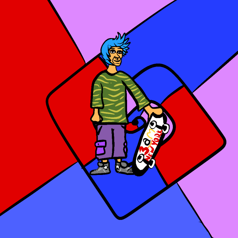 Skaterdudes #12 static token preview