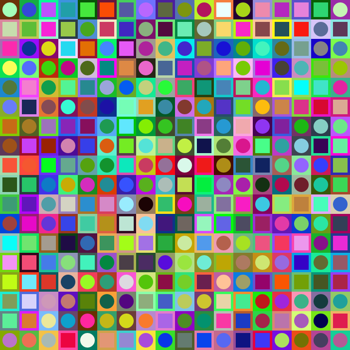 Square Dot Composition #345 static token preview