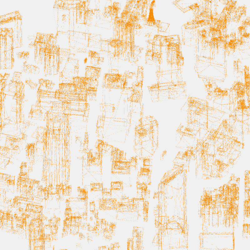 Algorithmic Drawing: Minato City Tokyo #14 static token preview