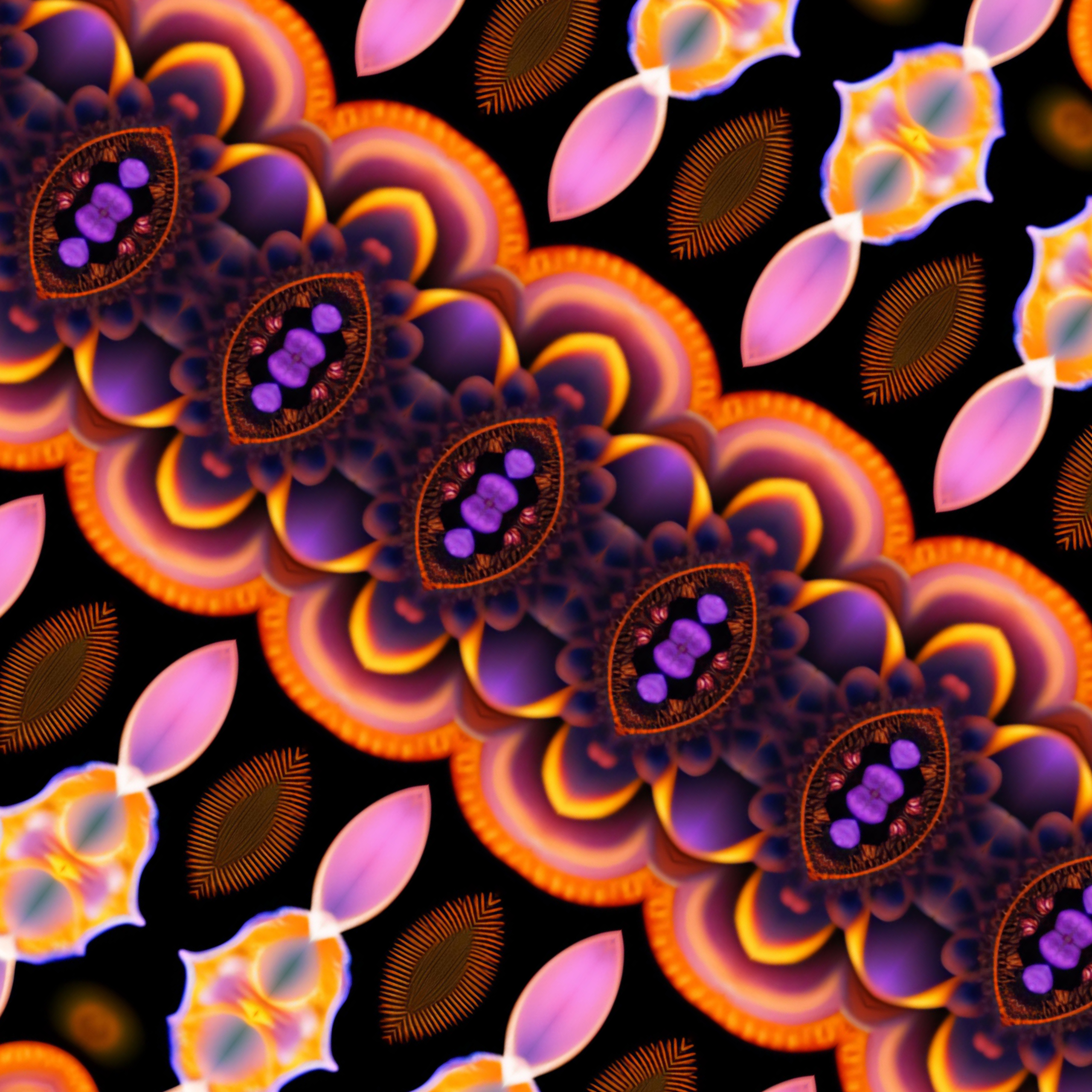 Matrix Flowers #4 static token preview