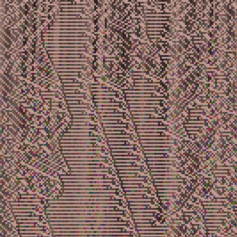 Colored Elementary Cellular Automaton #20 static token preview