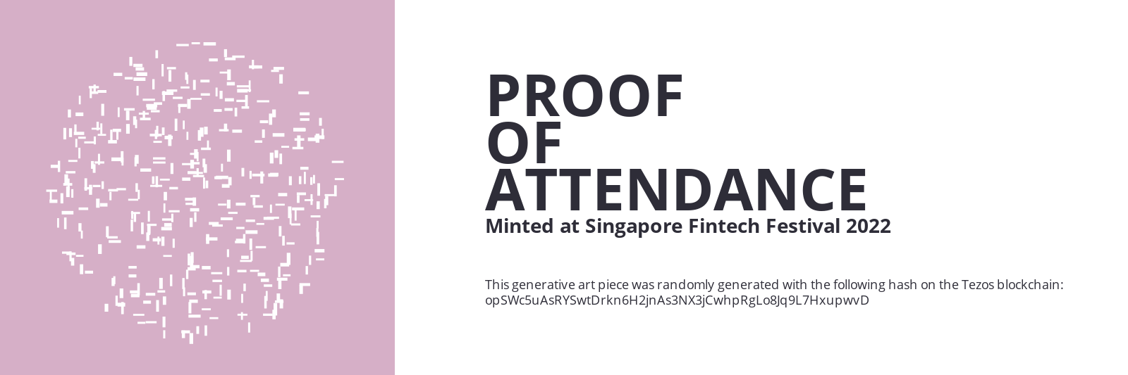 SFF2022 Proof of Attendance Token #1224 static token preview