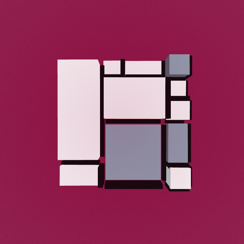 Mondrian3D #4 static token preview