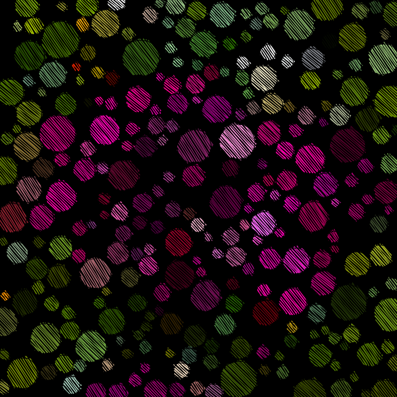 roughly packed flowers #23 static token preview