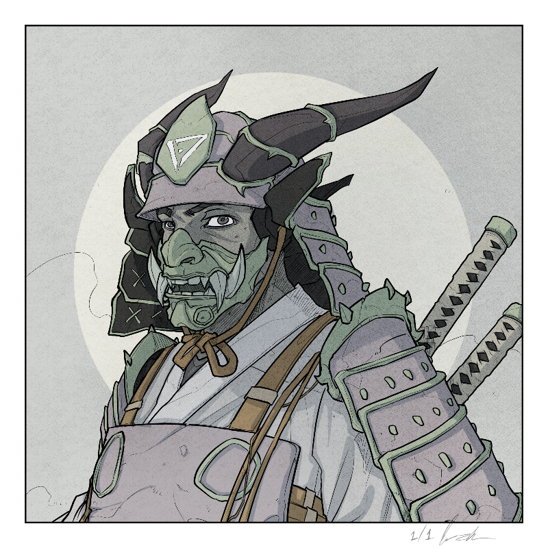 侍 (SAMURAI) #14 static token preview