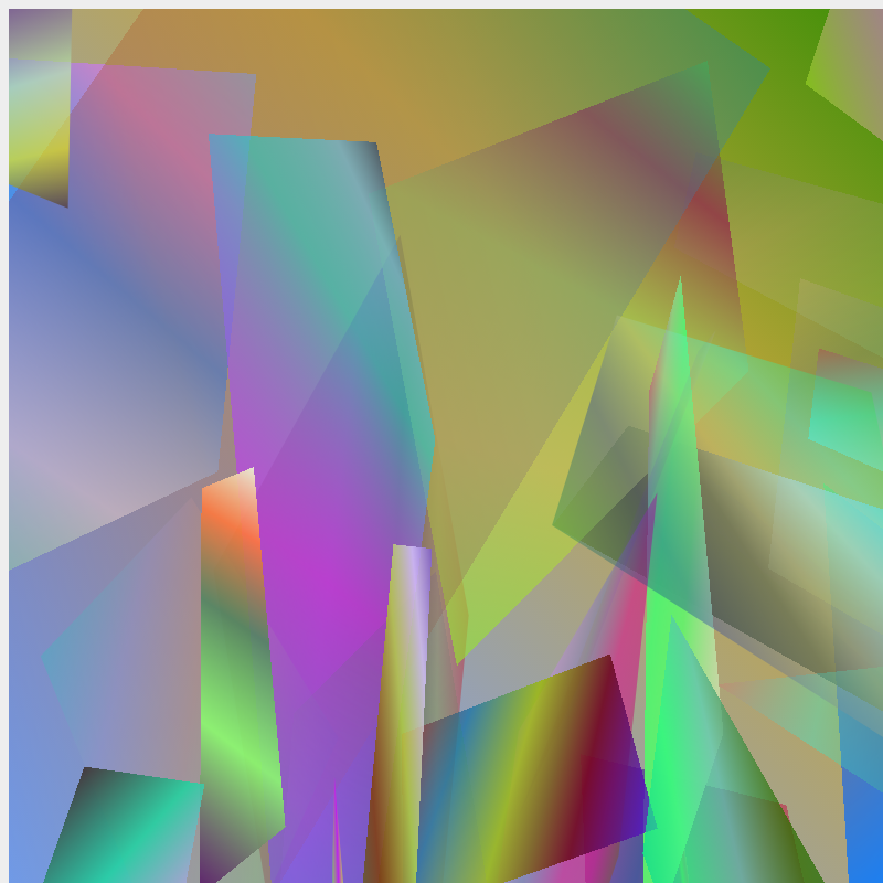 random divs with gradient and perspective #18 static token preview