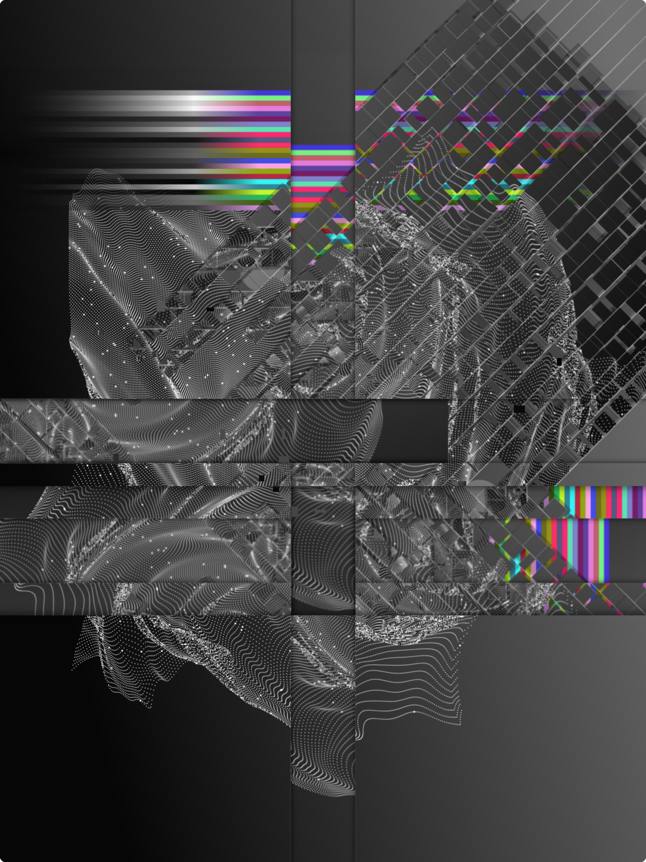 Fronteras en abstracto #136 static token preview