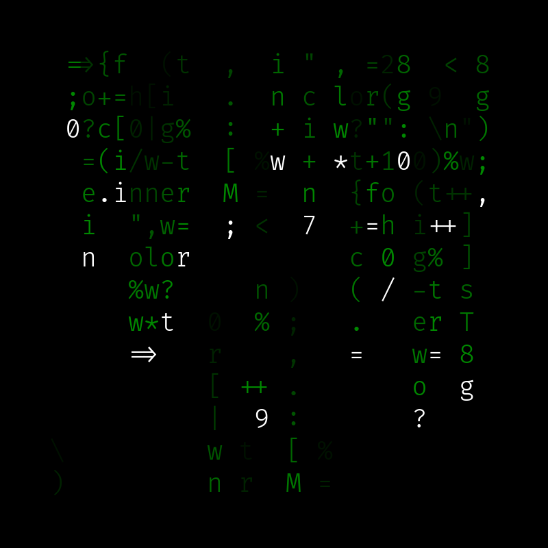 matrix #24 static token preview