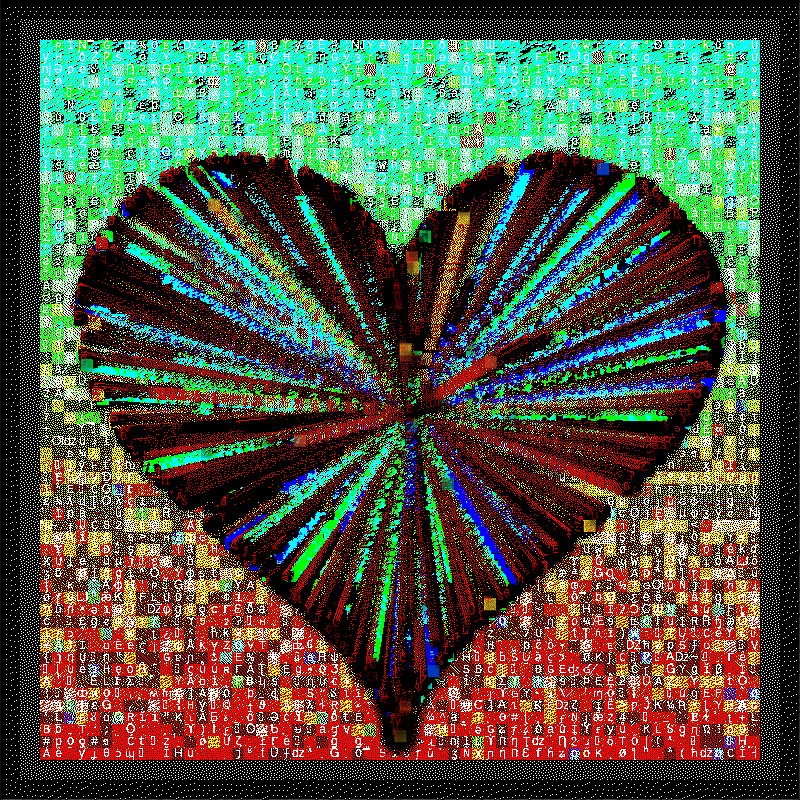 [heart/ascii.glitch] #7 static token preview