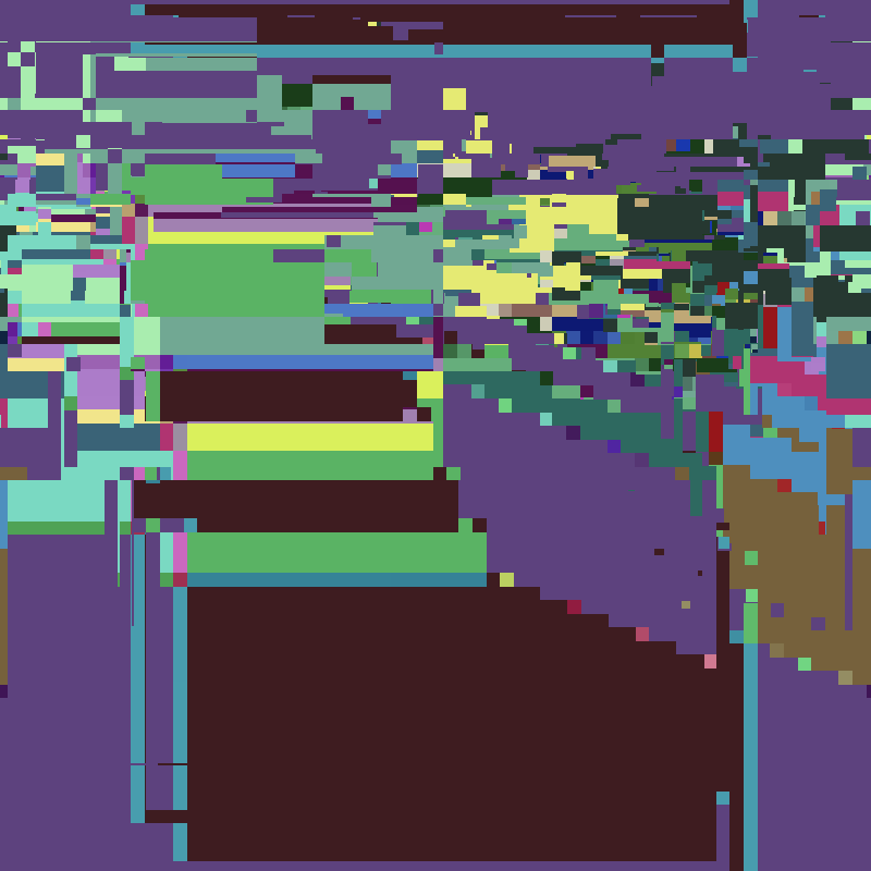Cascade automata, pixel nature #17 static token preview