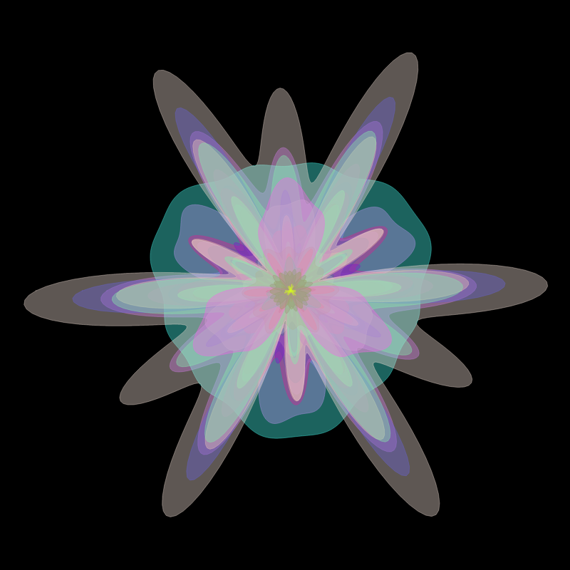 Blooming Flowers #12 static token preview